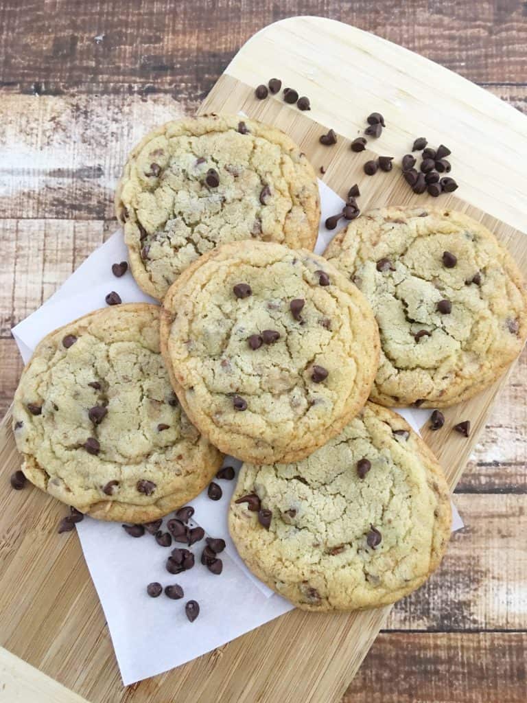 Homemade Toffee Chocolate Chip Cookies
