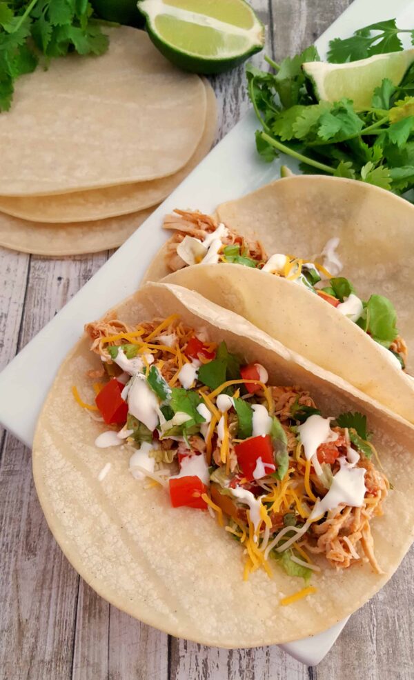 Slow Cooker Shredded Chicken Tacos Recipe