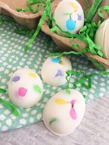 White Chocolate Candy Eggs