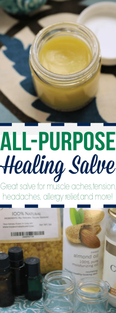 Try this all-purpose healing salve for muscle aches, headaches, allergy relief, and more!